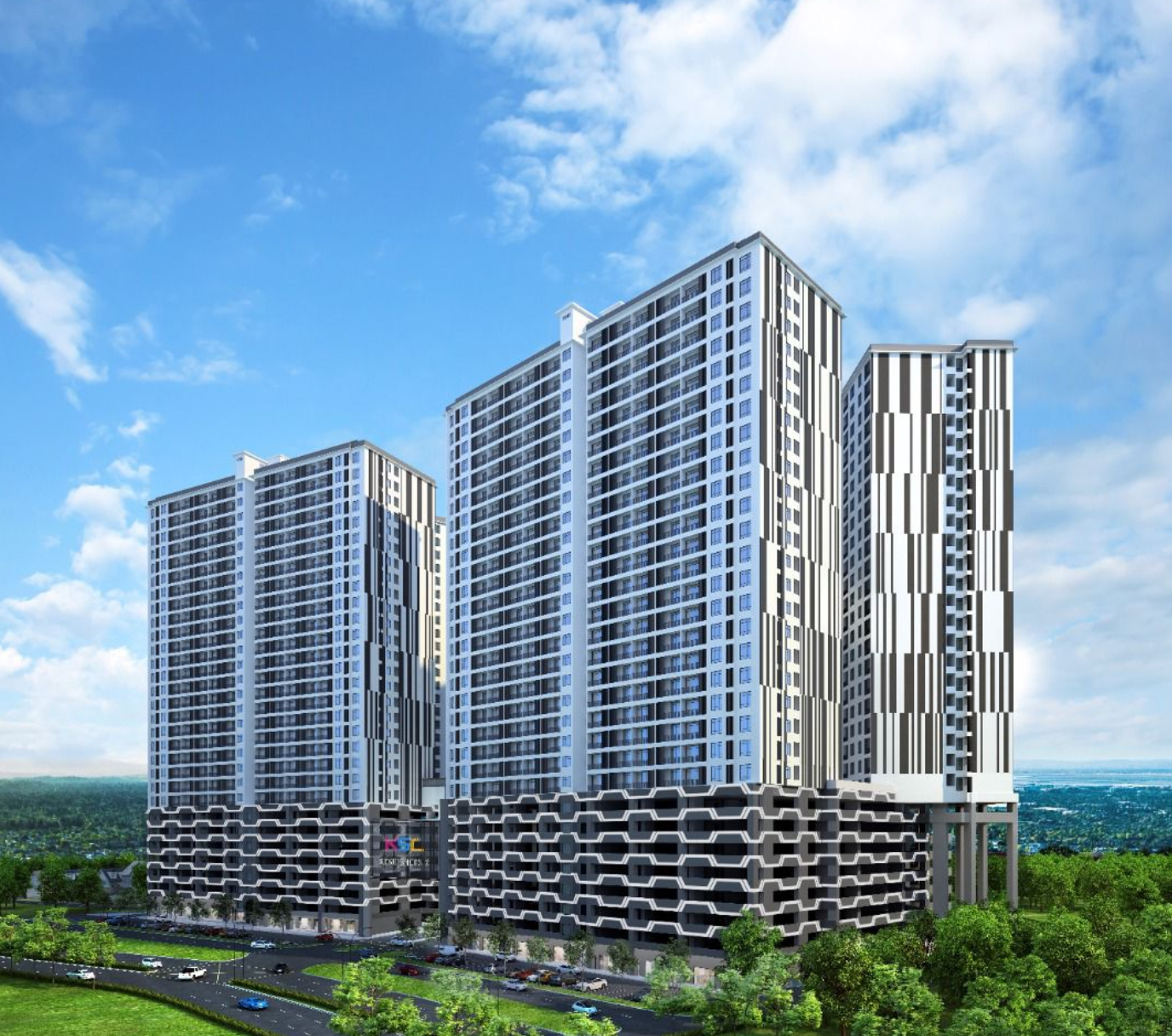 KSL Residences 2 — leasehold condominium in Taman Daya, Johor Bahru